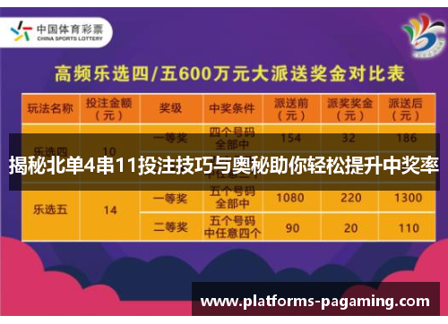 揭秘北单4串11投注技巧与奥秘助你轻松提升中奖率